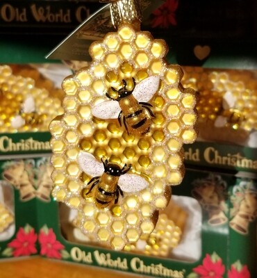 Old World Christmas Honeycomb Ornament