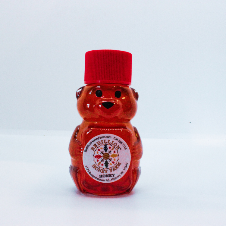 Pure Wildflower Honey Bear 2 oz.