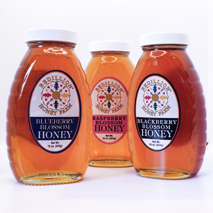 Raspberry Blossom Honey 16 oz
