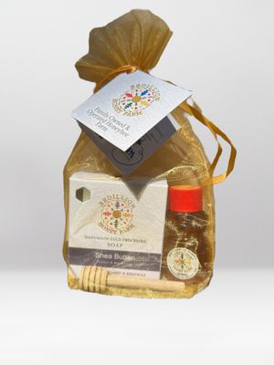 Gift Bag - Honey, Handmade Soap &amp; Honey Dipper