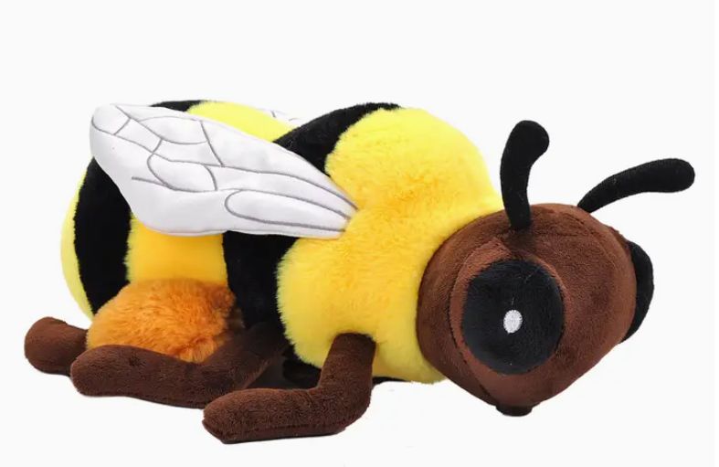 Bee Plush Stuffed Animal - 2 Sizes Available