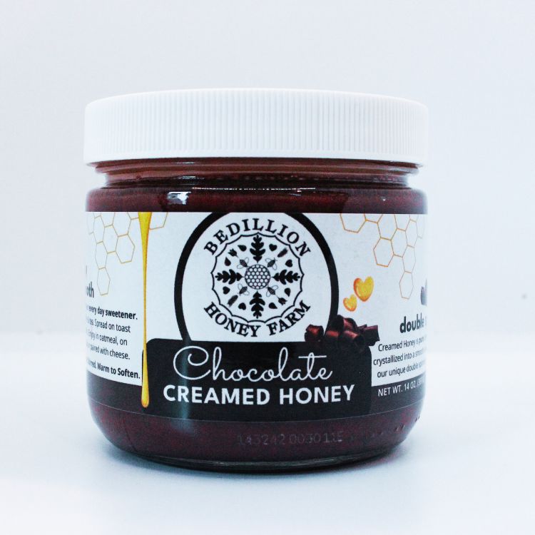 Chocolate Creamed Honey 14 oz.