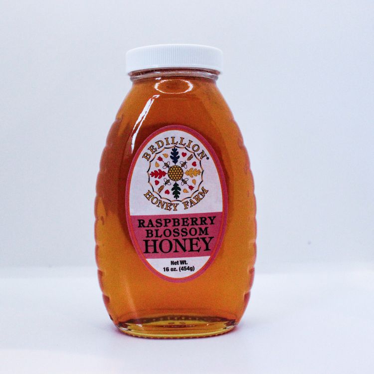 Raspberry Blossom Honey 16 oz