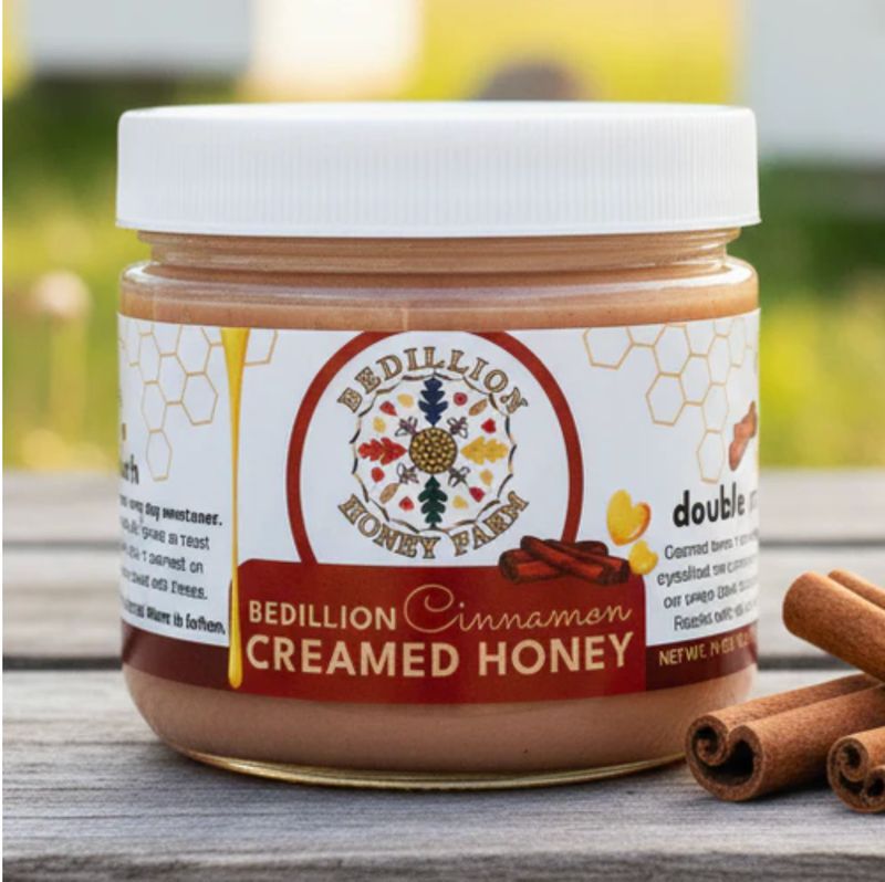 Cinnamon Creamed Honey 14 oz.