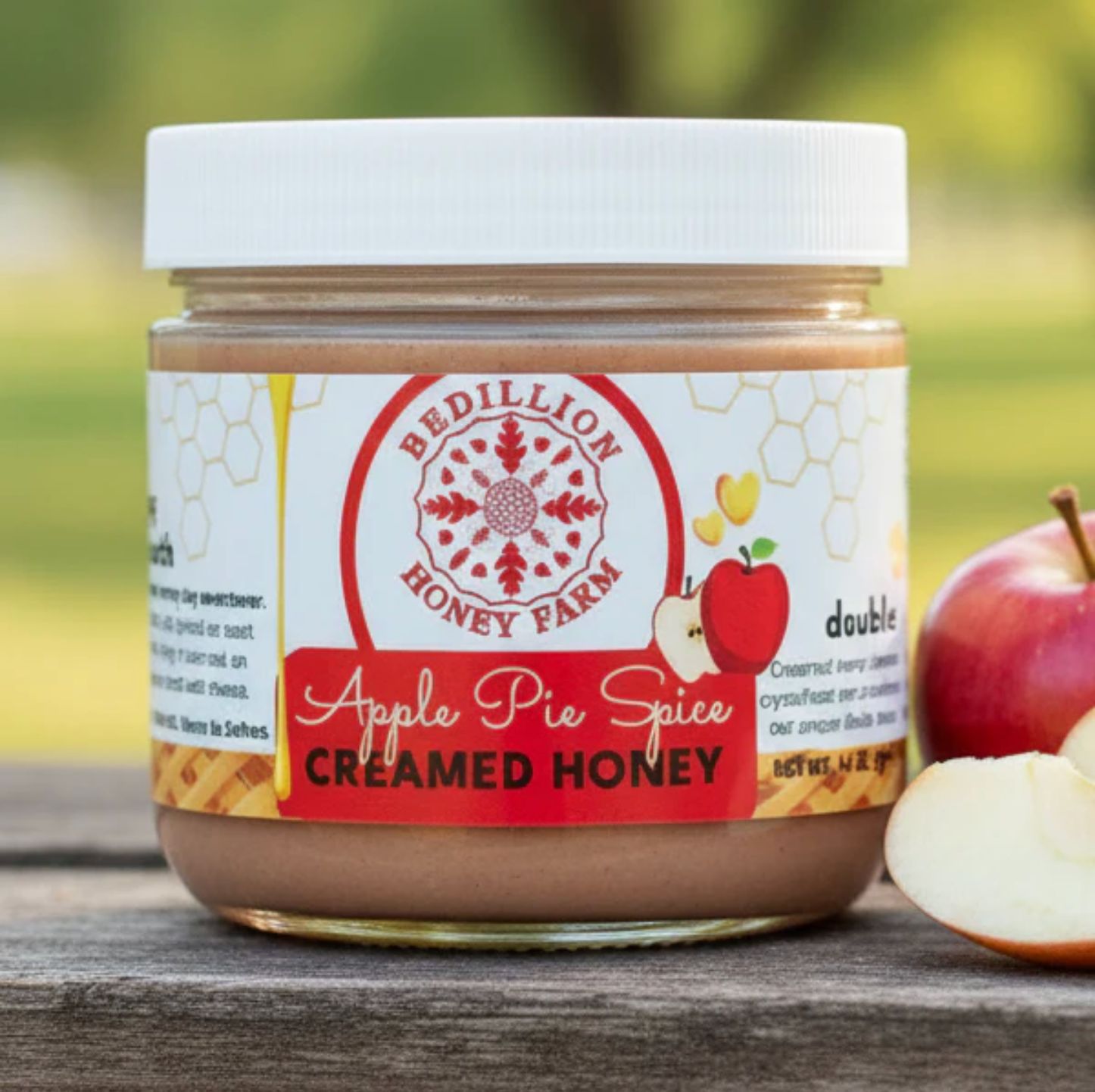 Apple Pie Spice Creamed Honey 14 oz.