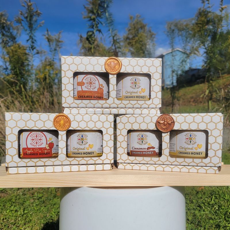 Gift Box - 2 Pack of Premium Creamed Honeys