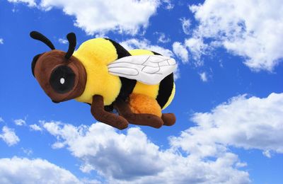 Bee Plush Stuffed Animal - 2 Sizes Available