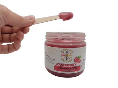 Raspberry Creamed Honey 14 oz.