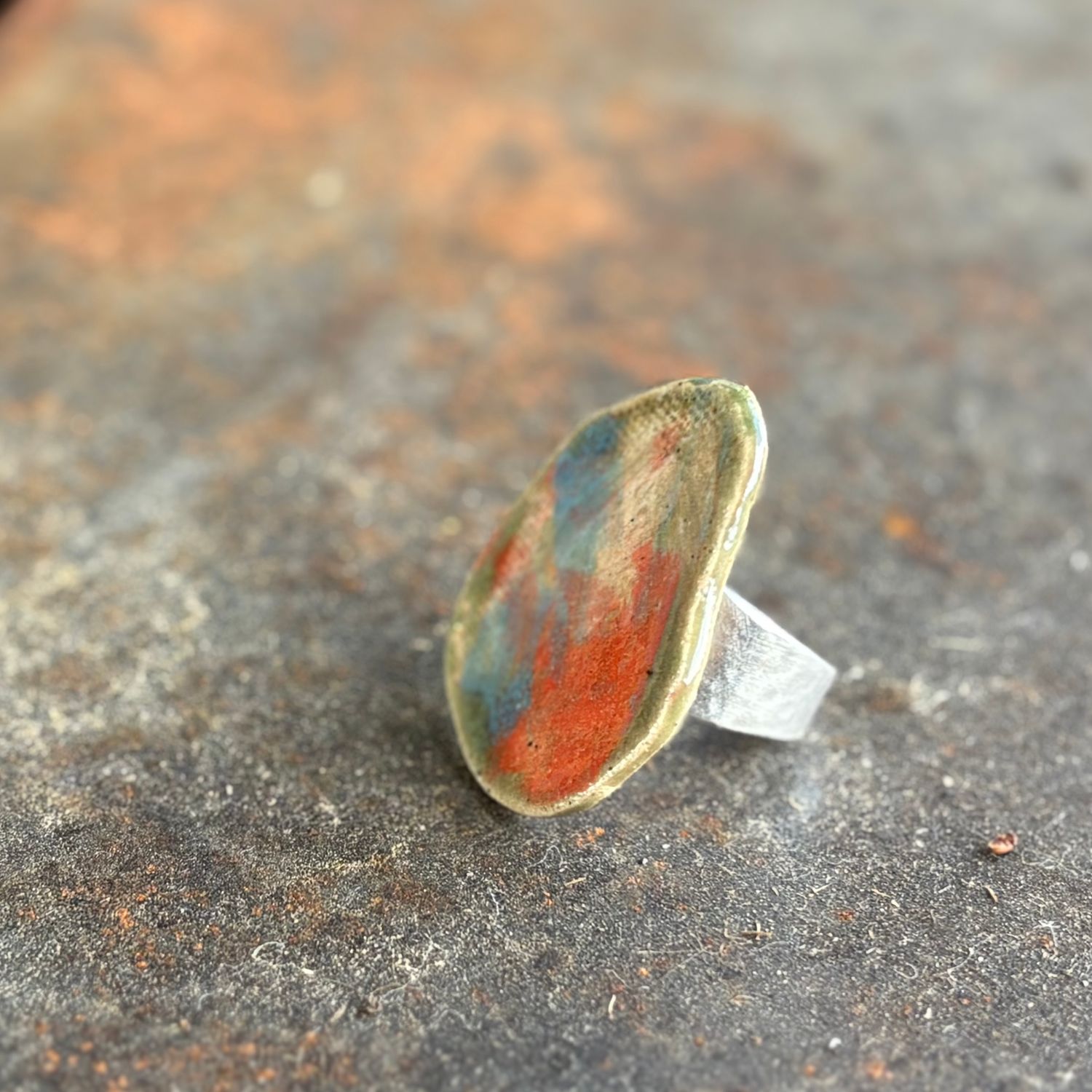 Roest-blauw