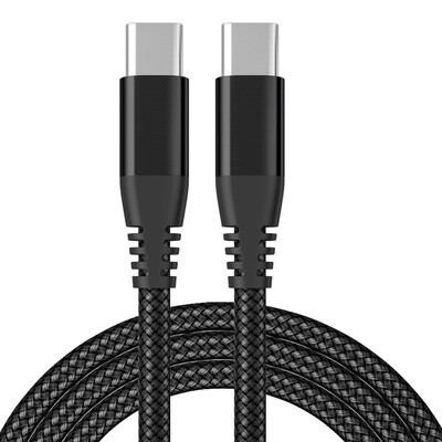 Nylon Braided Type-C to Type-C Fast Charging cable
