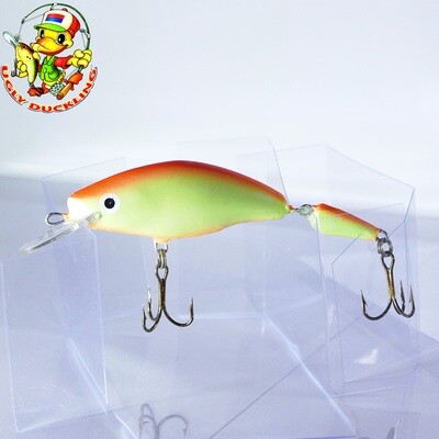 Ugly Duckling 6 Jointed Medium Runner - 2 részes lebegő wobbler - F-YR Ugly Duckling 6 Jointed Medium Runner - 2 részes lebegő wobbler - F-YR