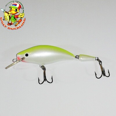 Ugly Duckling 6 Jointed Medium Runner - 2 részes lebegő wobbler - UV-FY Ugly Duckling 6 Jointed Medium Runner - 2 részes lebegő wobbler - UV-FY