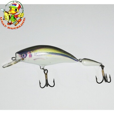Ugly Duckling 6 Jointed Medium Runner - 2 részes lebegő wobbler - SI Ugly Duckling 6 Jointed Medium Runner - 2 részes lebegő wobbler - SI