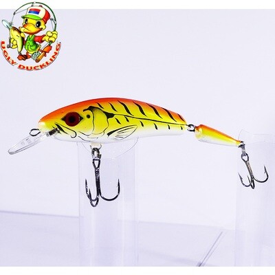 Ugly Duckling 7 Jointed Medium Runner - 2 részes lebegő wobbler - FT-R Ugly Duckling 7 Jointed Medium Runner - 2 részes lebegő wobbler - FT-R