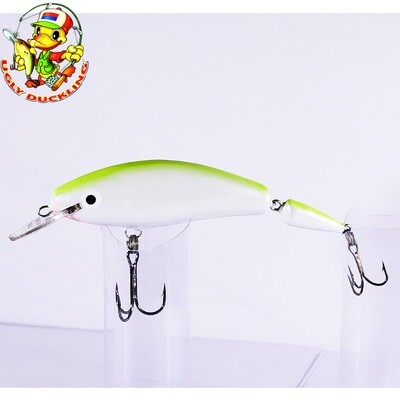 Ugly Duckling 7 Jointed Medium Runner - 2 részes lebegő wobbler - UV-FY Ugly Duckling 7 Jointed Medium Runner - 2 részes lebegő wobbler - UV-FY
