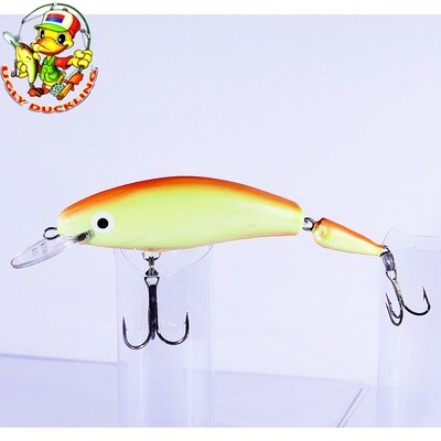 Ugly Duckling 7 Jointed Medium Runner - 2 részes lebegő wobbler - FYR Ugly Duckling 7 Jointed Medium Runner - 2 részes lebegő wobbler - FYR