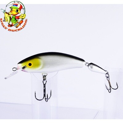 Ugly Duckling 7 Jointed Medium Runner - 2 részes lebegő wobbler - BS Ugly Duckling 7 Jointed Medium Runner - 2 részes lebegő wobbler - BS
