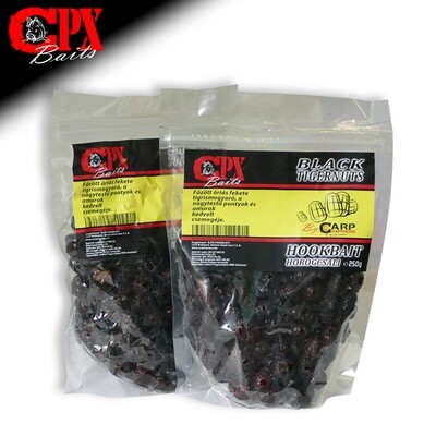 CPX Baits Főtt tigrismogyoró - MEGA BLACK 250 gramm CPX Baits Főtt tigrismogyoró - MEGA BLACK 250 gramm