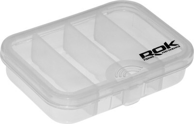 ROK STORAGE BOX XS304 - négy rekeszes mini tároló doboz - 9,1 cm x 6,6 cm x 2,2 cm