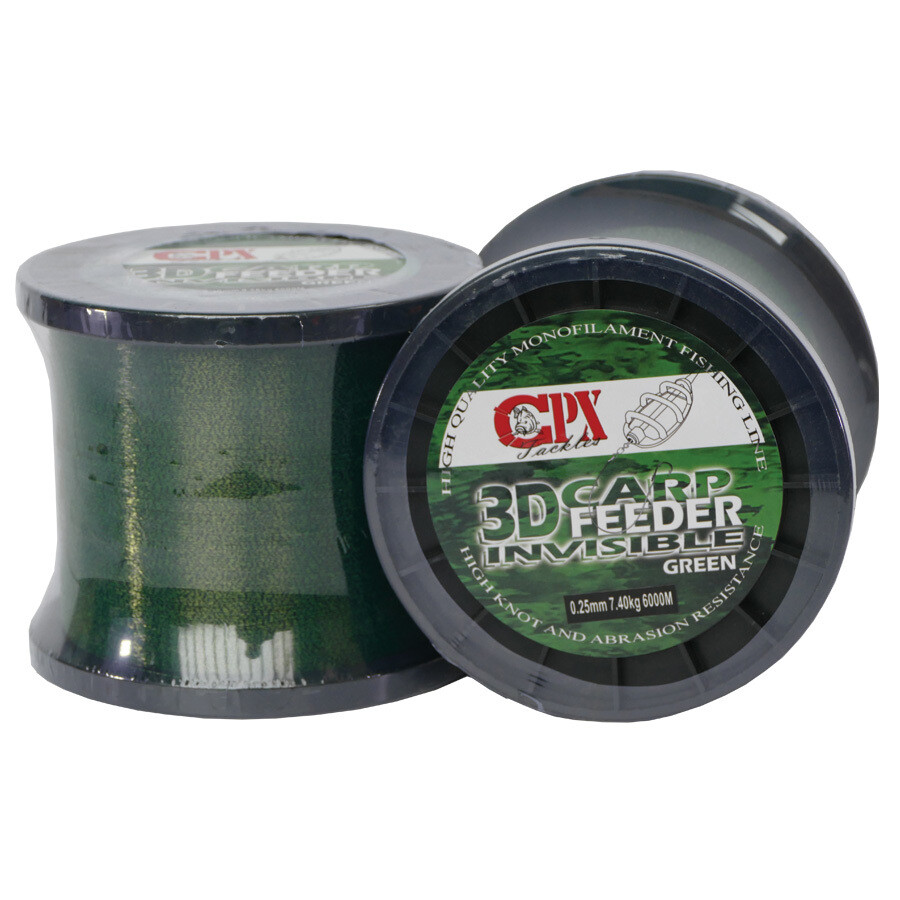 CPX - 3D CARP Line - Green zsinór - 6000m