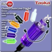 TASKA Carp - Rizalite Chunky Chain Mega body V Clip Set Purple TASKA Carp - Rizalite Chunky Chain Mega body V Clip Set Purple