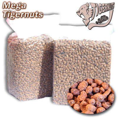 Tigrismogyoró Zsugorfóliás MEGA BARNA - 3kg (15-30mm) Tigrismogyoró Zsugorfóliás MEGA BARNA - 3kg (15-30mm)