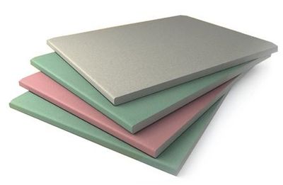 PLACAS de GESSO e LÃ MINERAL