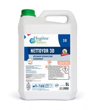 DETERGENT 3D JASMIN PECHE 5L
