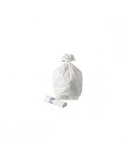 SAC POUBELLE 10L HAUTE DENSITE DECHETS LEGERS BLANC X1000