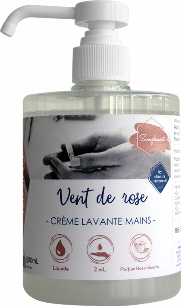Crèmes lavantes pour les mains Carton de 6 x 500 ML