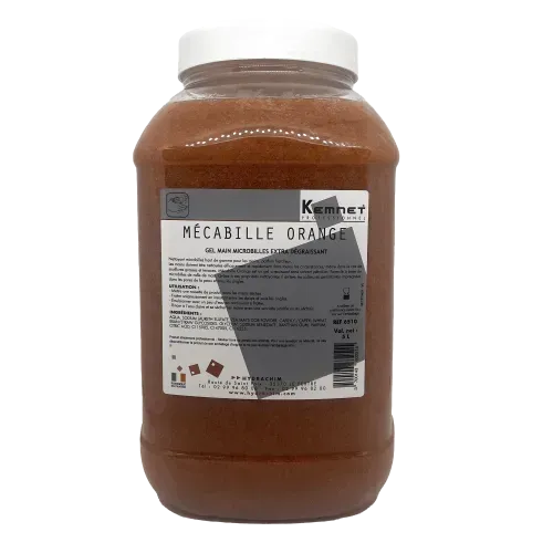 Kemnet savon orange mécabille pour atelier en 5L
