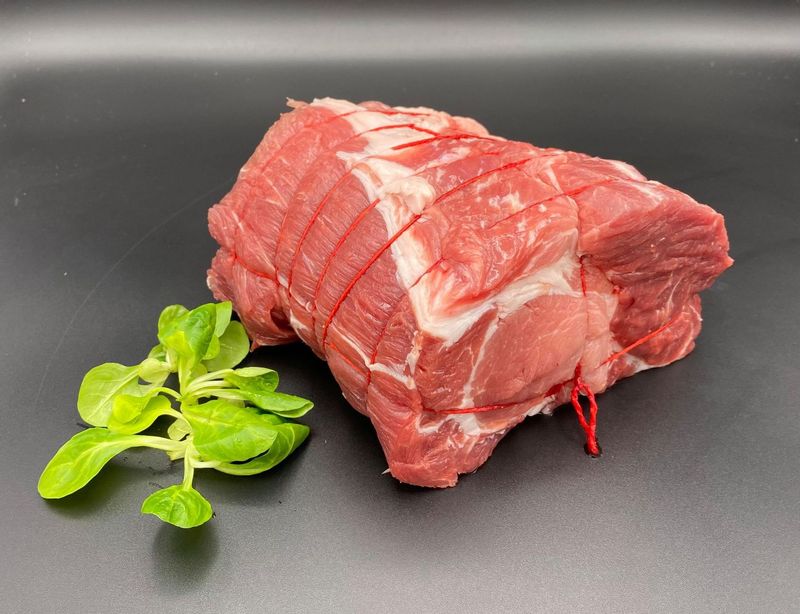 Roti de porc échine x2KG(prix au KG) (9.75€ le KG)