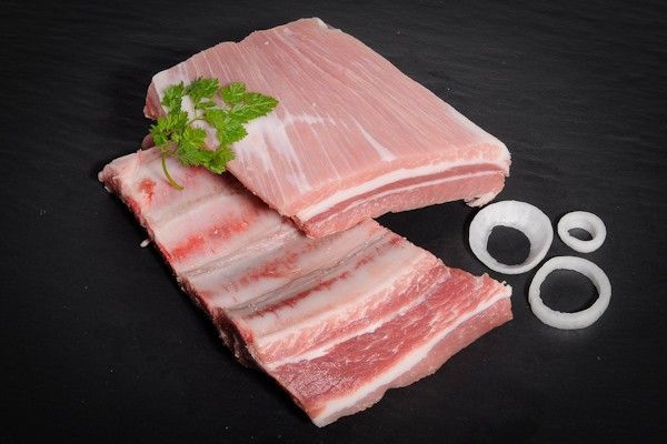 Ribs de porc frais x5K(prix au KG)(9.10€ le KG)