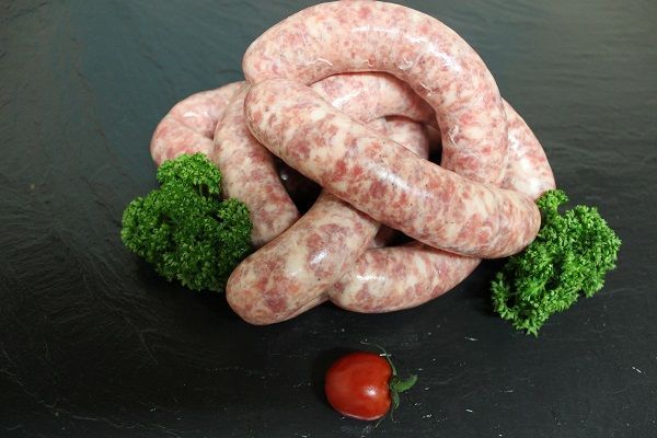 x 20 saucisses de Toulouse x1.8K(prix au KG)(12.74€ le KG)
