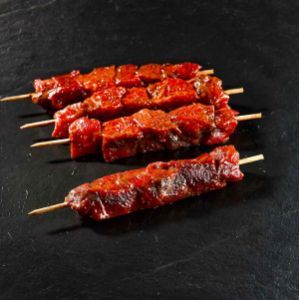 Brochettes de porc tex-mex x4 (prix au KG)
