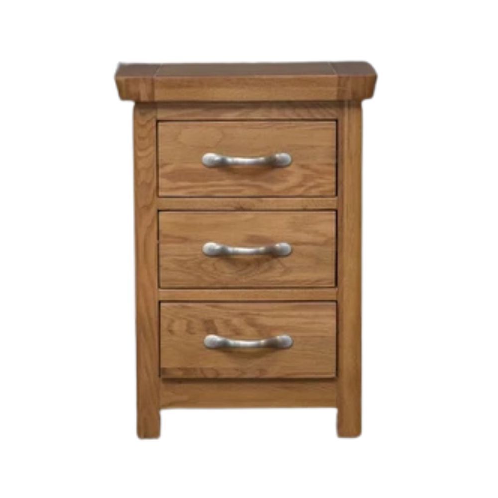 Manhattan 3 Drawer Bedside Cabinet