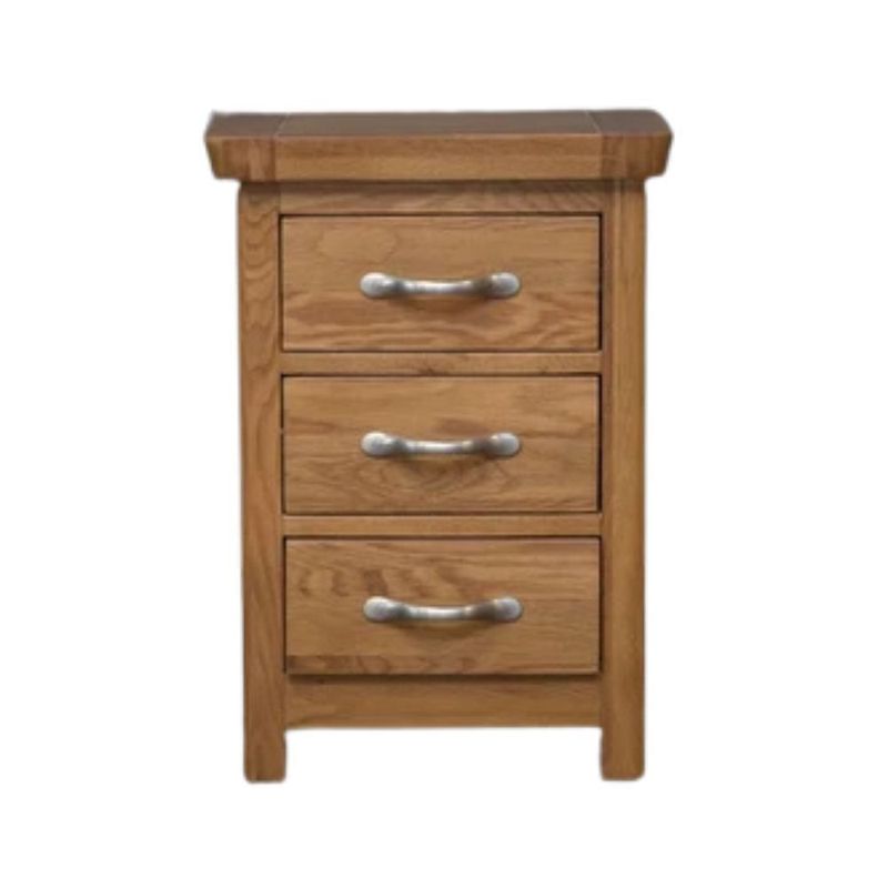 Manhattan 3 Drawer Bedside Cabinet Manhattan 3 Drawer Bedside Cabinet