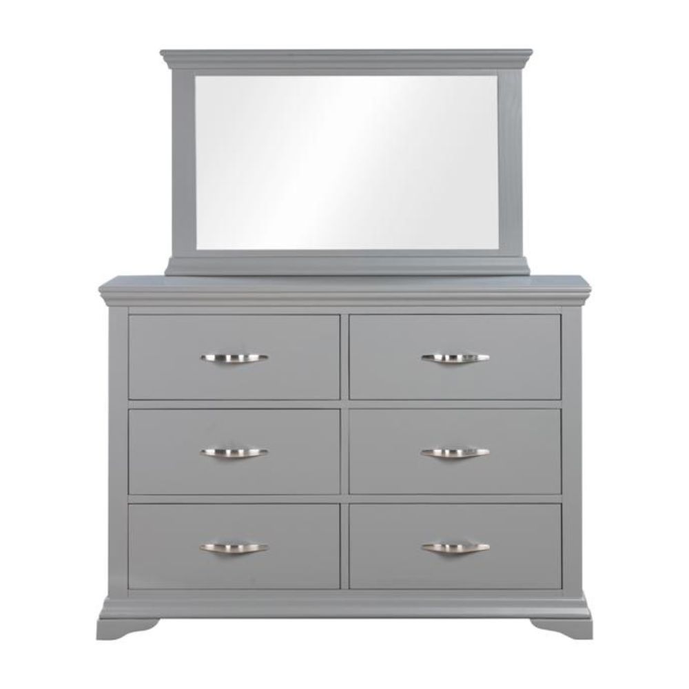 Lipari 6 Drawer Chest with Mirror