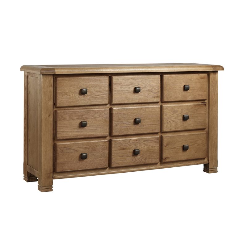 Vermont 9 Drawer Bedside Chest