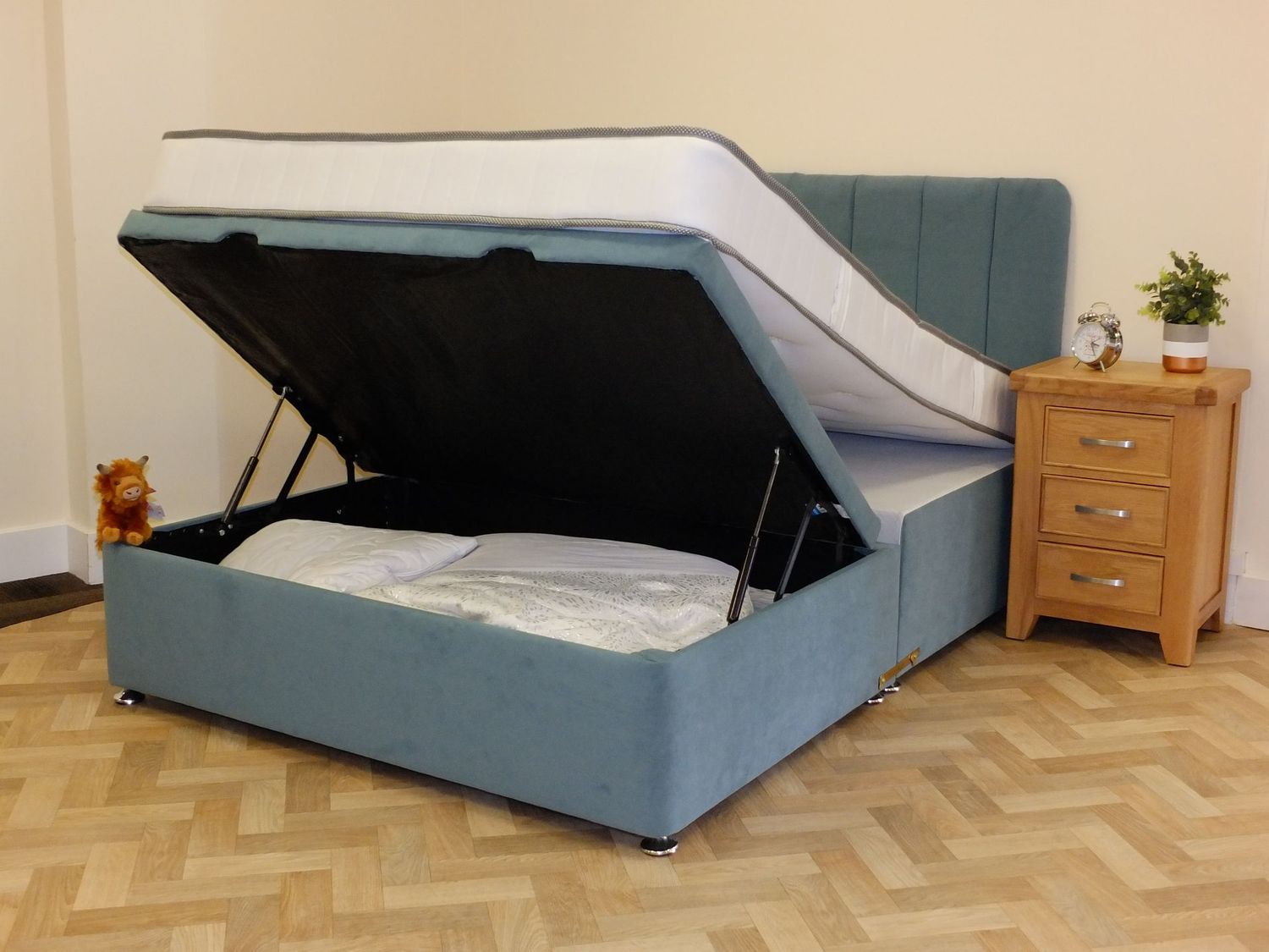 Divan Base with Half Underbed Storage - Moon range Divan Base with Half Underbed Storage - Moon range
