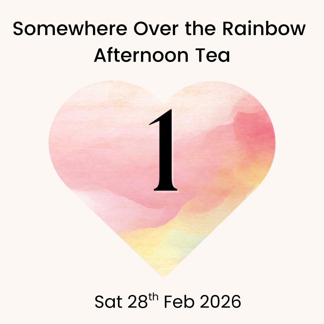 Somewhere Over The Rainbow Afternoon Tea - 1 Ticket Somewhere Over The Rainbow Afternoon Tea - 1 Ticket