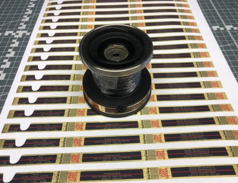 Daiwa Emblem - Z Avvolgimento Bobina / Adesivi Personalizzati