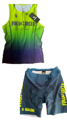 Ladies Cycling Tri top + Shorts Medium