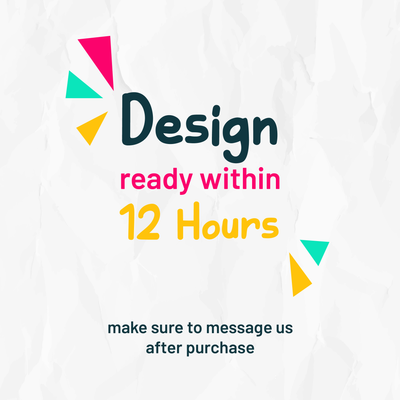 Cut files ready within 12 Hours ♡