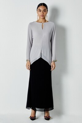 Bella Cloudy Grey Kurung Bella Cloudy Grey Kurung