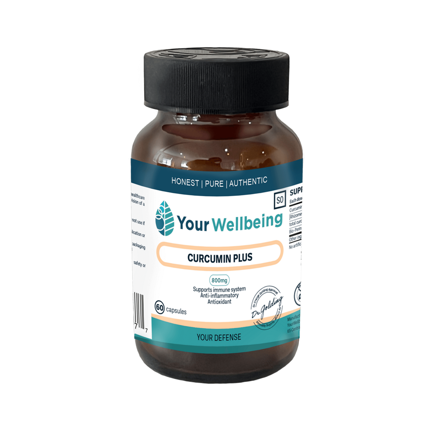 YWB Curcumin Plus 60c