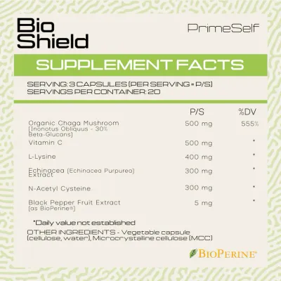 PrimeSelf Bio Shield 60c