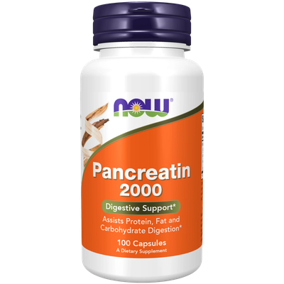 NOW Foods Pancreatin 2000 - 100c