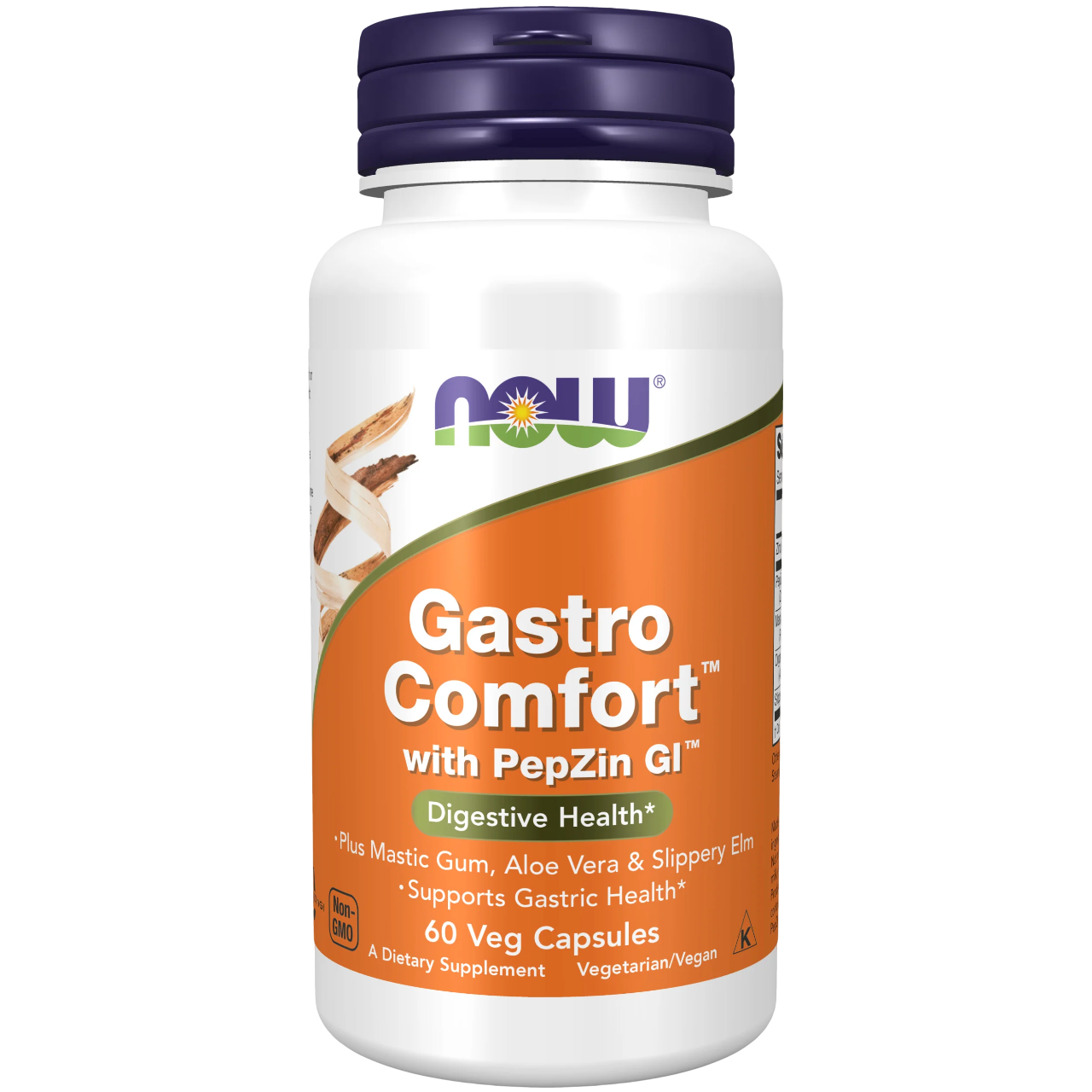 NOW Foods Gastro Comfort with PepZin GI- 60 veg caps