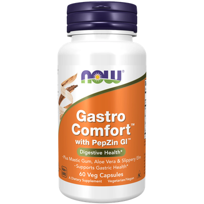 NOW Foods Gastro Comfort with PepZin GI- 60 veg caps